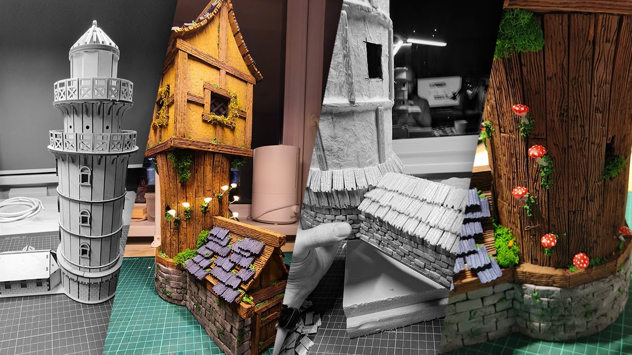 Строю башню в средневековом фэнтезийном стиле