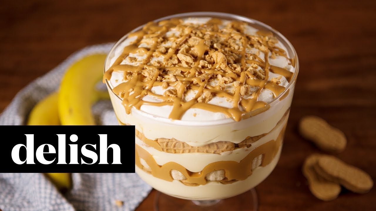 Peanut Butter Banana Pudding Delish YouTube
