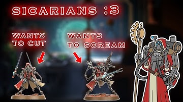 Sicarian Unit Focus | TO SLICE OR TO SCREAM | Admech Unit and Tactics Deep Dive