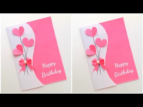 Easy Beautiful 🤩 Birthday Card 2022 • Birthday greeting card for bestfriend • handmade