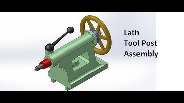 Lath Tool Post Assembly Animation by kumaar Rahul