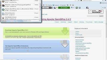 Downloading Apache OpenOffice 3.4.1 (P1)