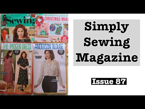 SIMPLY SEWING MAGAZINE ISSUE 87 - OCTOBER 2021 | Browse through & Free Patterns