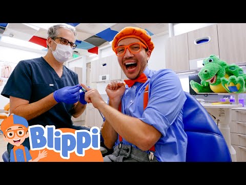 Blippi Visits The Dentist - Learn Healthy Habits for Kids! | Educational Videos for Kids