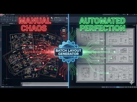 Batch Layout Generator | Advanced AutoCAD & Civil 3D Plugin
