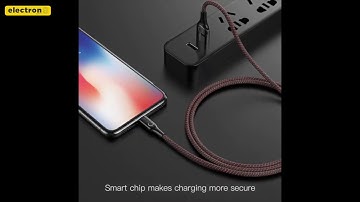 Cáp sạc Lightning tự ngắt thông minh Baseus C Shape Light