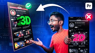 எப்படி உங்க videosக்கு 3D Screen effect add பண்ணுறது? (Premiere Pro Tutorial)