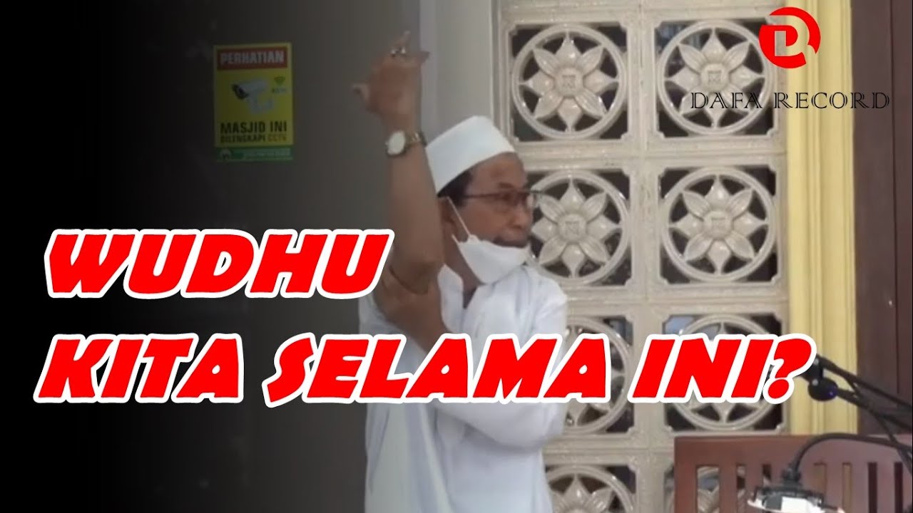 CARA BERWUDHU YANG BENAR 