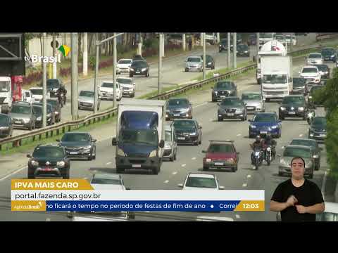 SP | IPVA 11% mais caro em 2023