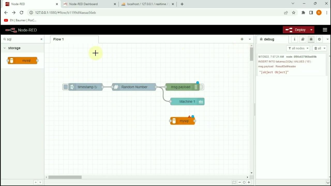 Monitoring Data Mesin dengan Node RED dan Database MySQL | Node-RED ...