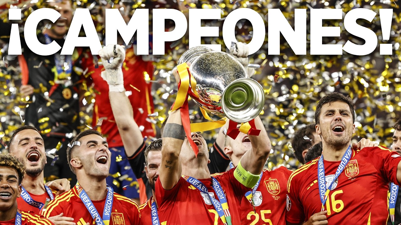 ASÍ FUE EL PARTIDO QUE DIO A ESPAÑA SU CUARTA EUROCOPA - YouTube
