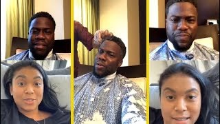 Kevin Hart Gets Checked By His Wife On Live!
