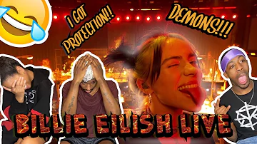 Billie Eilish - all the good girls go to hell (Live From The American Music Awards/2019) {REACTION)