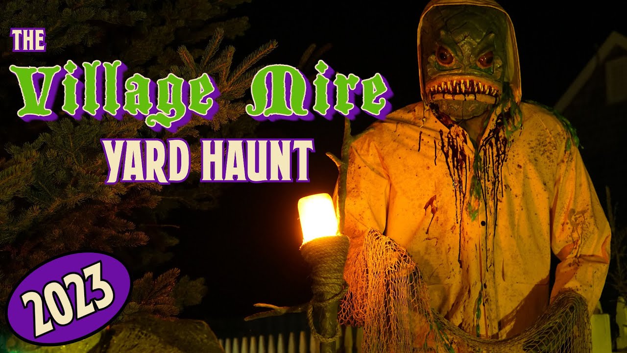Exceptionally Eerie Home Haunt 2023 | Village Mire Yard Haunt 2023 #yardhaunt #homehaunt #lovecraft
