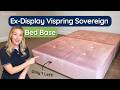 Vispring King Size - CLEARANCE - Ex-Showroom - Plush Pink Sovereign Bed Base Video1