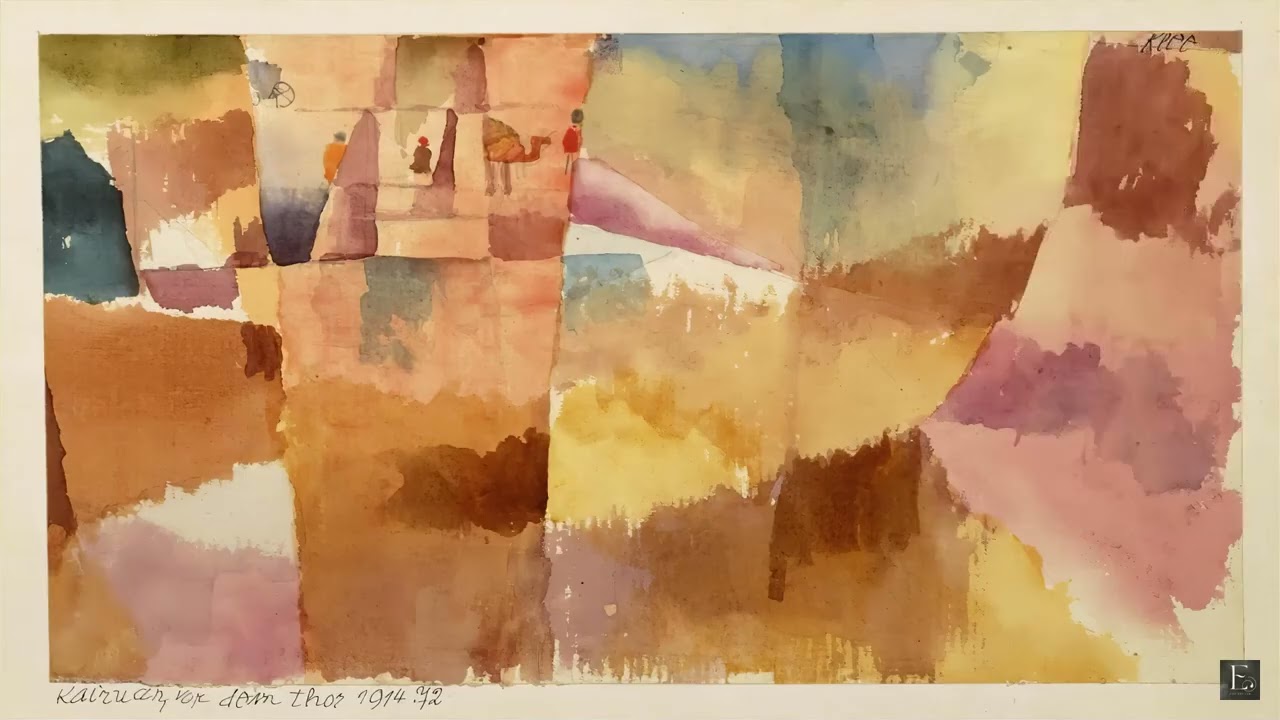 Paul Klee - Kairouan Before the Gate - 2 Hour Screensaver