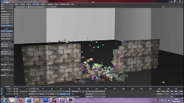 Lightwave 11 Bullet physics test