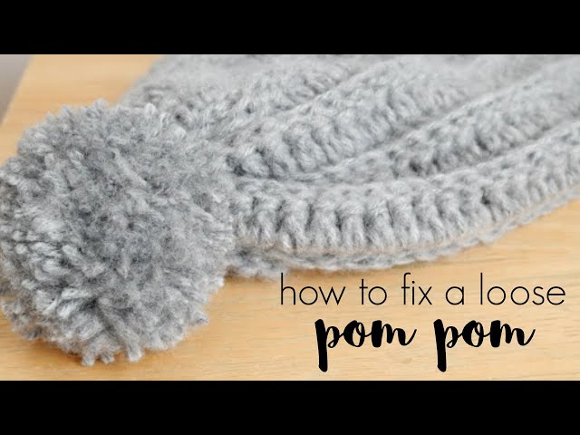 How to Add a Removable Pom to a Hat 