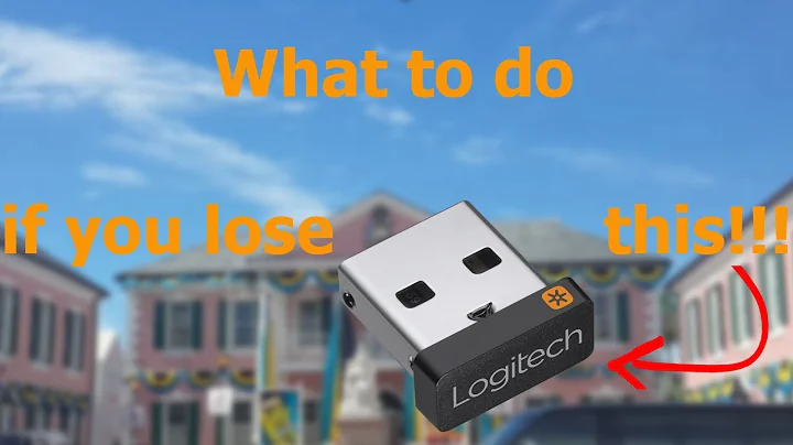 No more lost Logitech keyboard receivers!!!