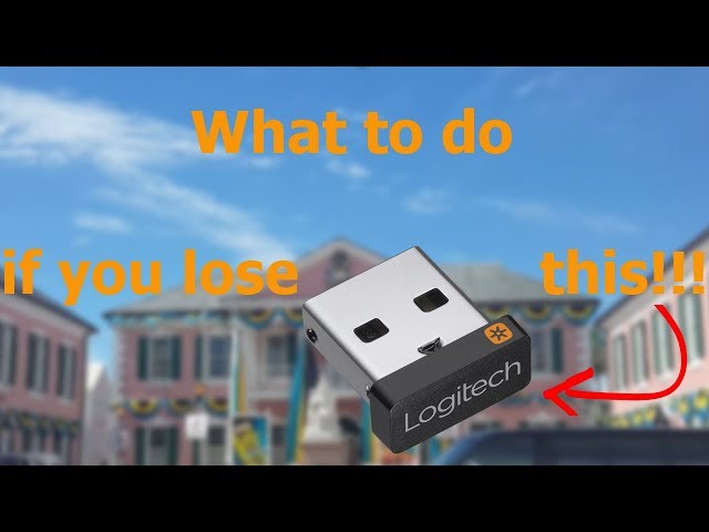 teleskop Stilk Foran No more lost Logitech keyboard receivers!!! - YouTube