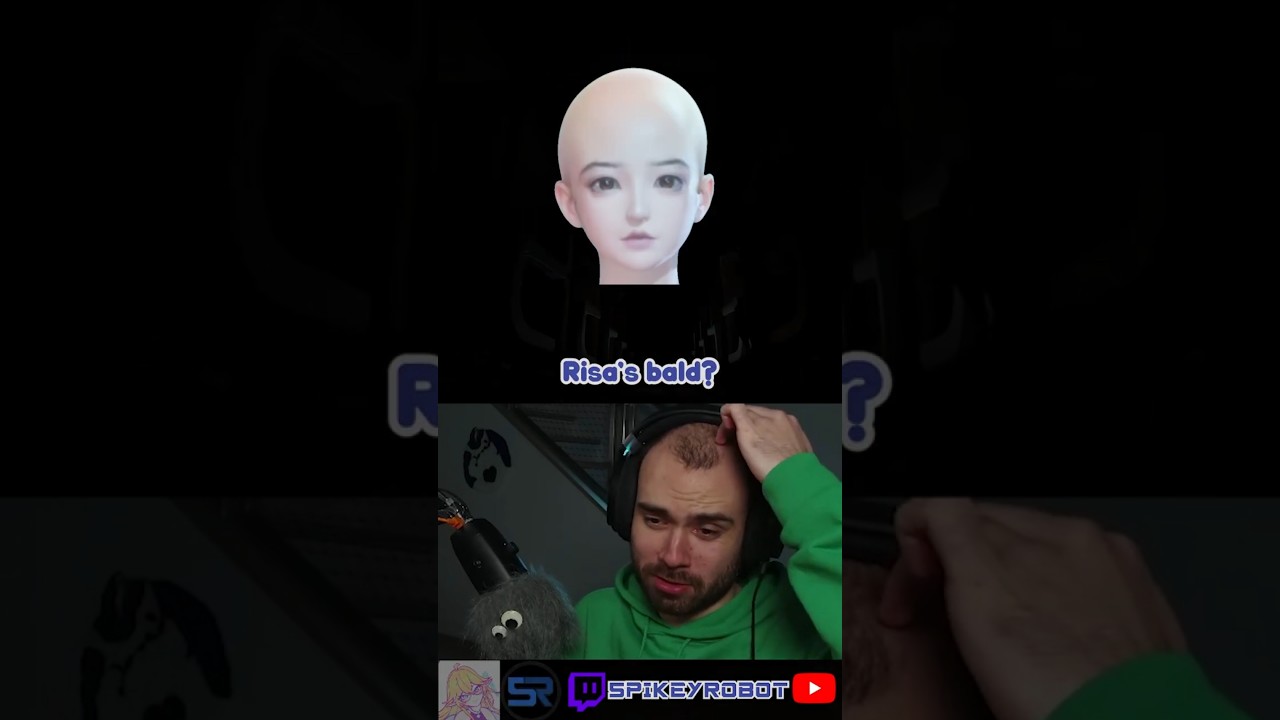 Она облысела? В магазине Party City??? 