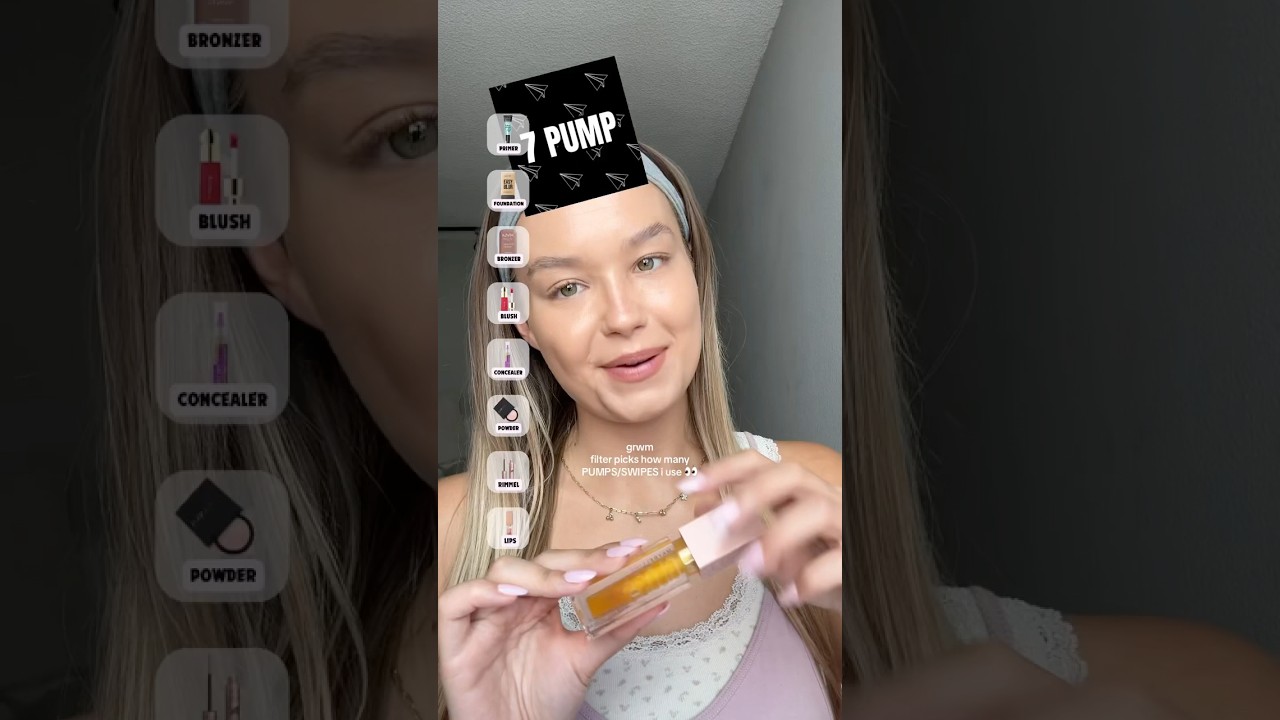 Фильтр определяет, сколько раз я использую помпу/проведение кистью 👀❤️ 