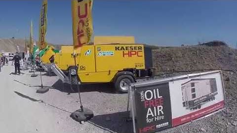 HPC KAESER Portable Compressors at Hillhead 2018