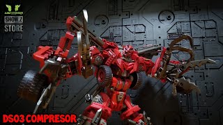 Review Transformers Devil Saviour DS-03 Compresor Overload Masterpiece Javitron Show.z Store español