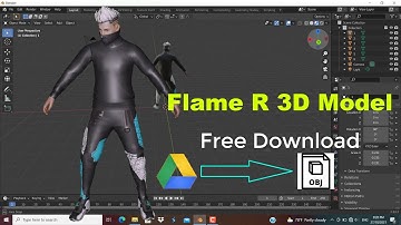 Flame R Bundle 3D Model in Free Fire | Free Fire Flame R male 3D Bundle| Like Editing Flame R 3d