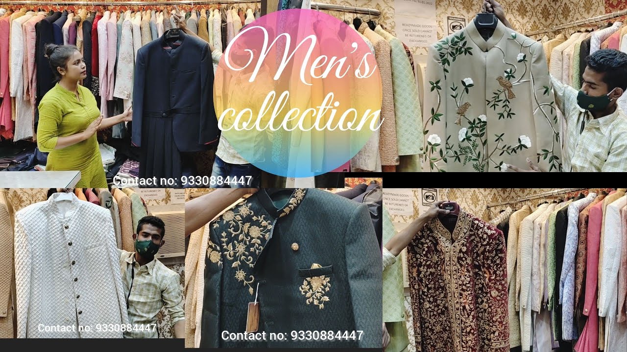 Men's collection in Kolkata Barabazar biggest Sherwani Market raw