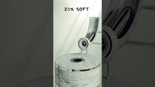 🔥 0% vs 100% Cylinder Sliding Soft Body Test! 😱 | Satisfying 3D Simulation #shorts