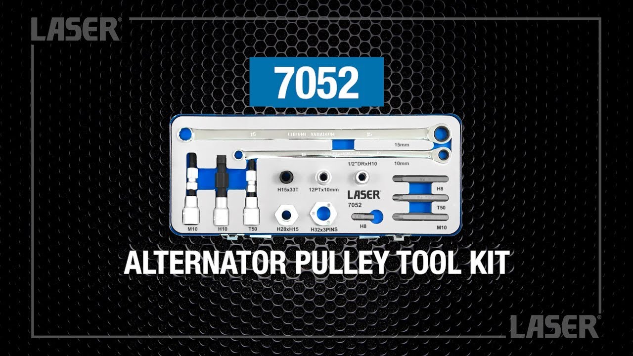 7052 Alternator Pulley Tool Kit YouTube