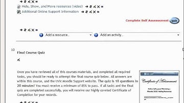 Moodle Tip: Course Design Strategy