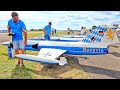 GIGANTIC 90KG XXXL RC F-104 STARFIGHTER SCALE 1:3 FLIGHT DEMONSTRATION