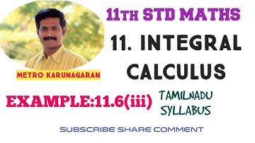 11th Std Maths Example 11.6(iii) Integrate the following with respect to x, 1/(3x-2)