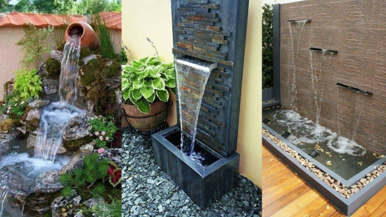 Waterfall ideas for gardendiy garden ideas YouTube