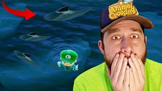 Let's Play Animal Crossing: Swimming In The Ocean For The First Time!!