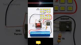 3.7V to 40V Voltage Boost Circuit ⚡🔋 Easy Converter Diagram #shorts #viral #powercircuit #capacitor