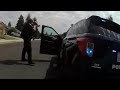 Bodycam: Officer Shot In The Leg During Gun Fight With Armed Robbery Suspect.