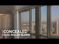 Apartment Blinds - Visible Only When Needed