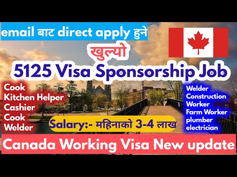 canada working visa for nepali 2024 