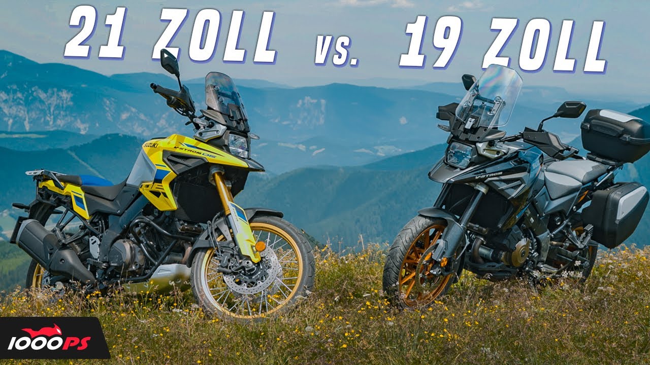 Was bringen 21 Zoll? Reiseendurovergleich Suzuki V-Strom 1050 vs. 1050 DE 2023