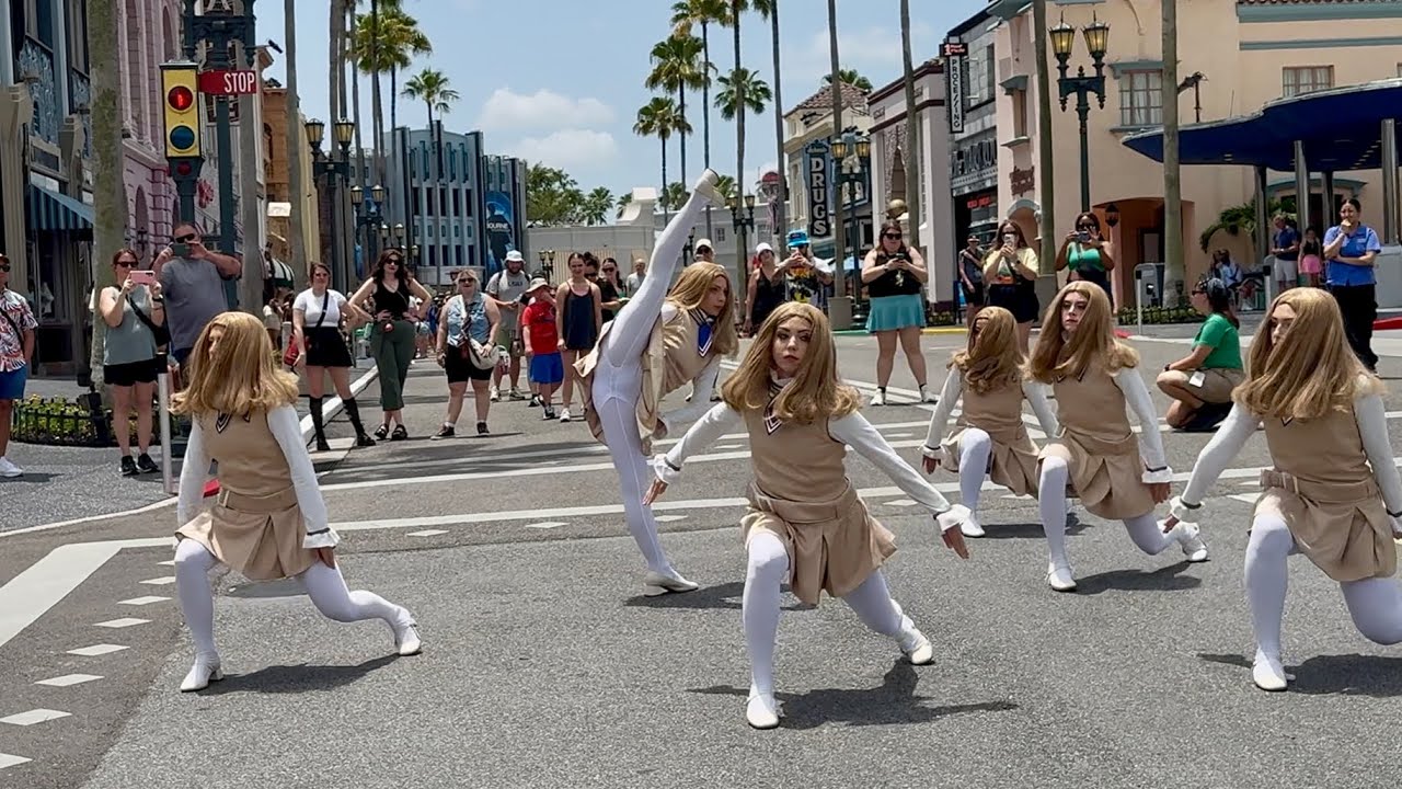 A horde of  M3GANS descended on Universal Studios Florida.  July 28, 2025.