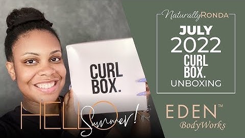 July 2022 curlBOX Unboxing