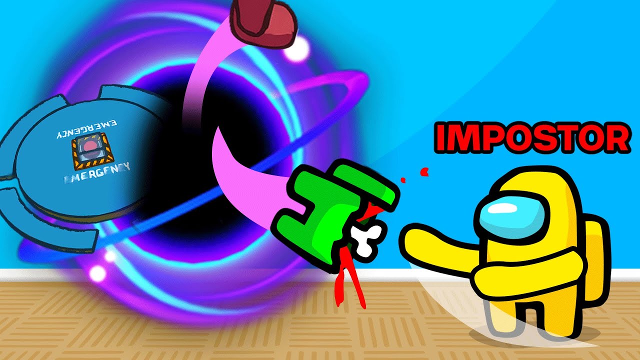 BLACKHOLE MOD в Among Us действительно крут!