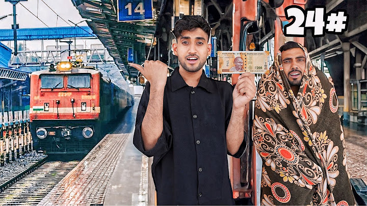 Surviving for 24 hours on railway station