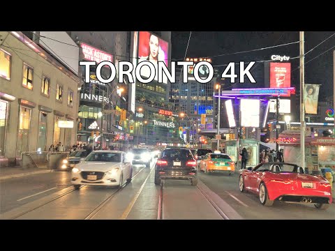 toronto-4k---night-drive---driving-downtown---canada