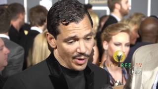 54th GRAMMY® Awards | El DeBarge gets teary-eyed on the carpet as he sings Whitney Houston