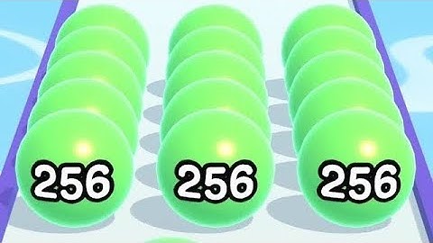 2024 Ball Run 2048- All Levels Gameplay walkthrough Android, iOS (Multiple Levels)