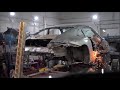 Repair of a Porsche 911 by professionals from the Legorage team on the Celette frame machine